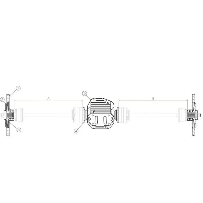 BMW E46 Rear Halfshafts Kit
